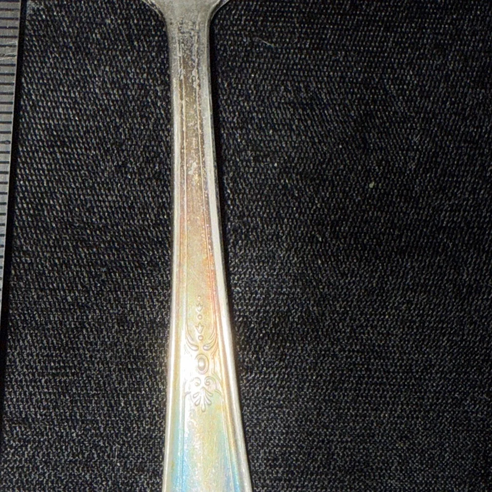 VINTAGE SILVERPLATED SPOON~[ N . S. CO. E.P.N.S. ] His Engraved Beard 5038‎